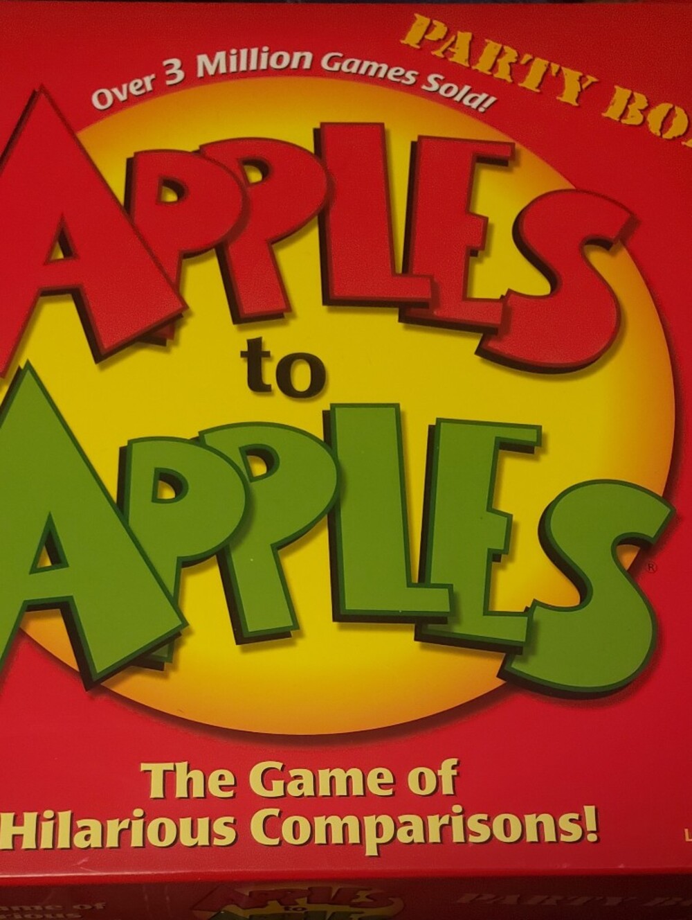 Apples to Apples Party Box game